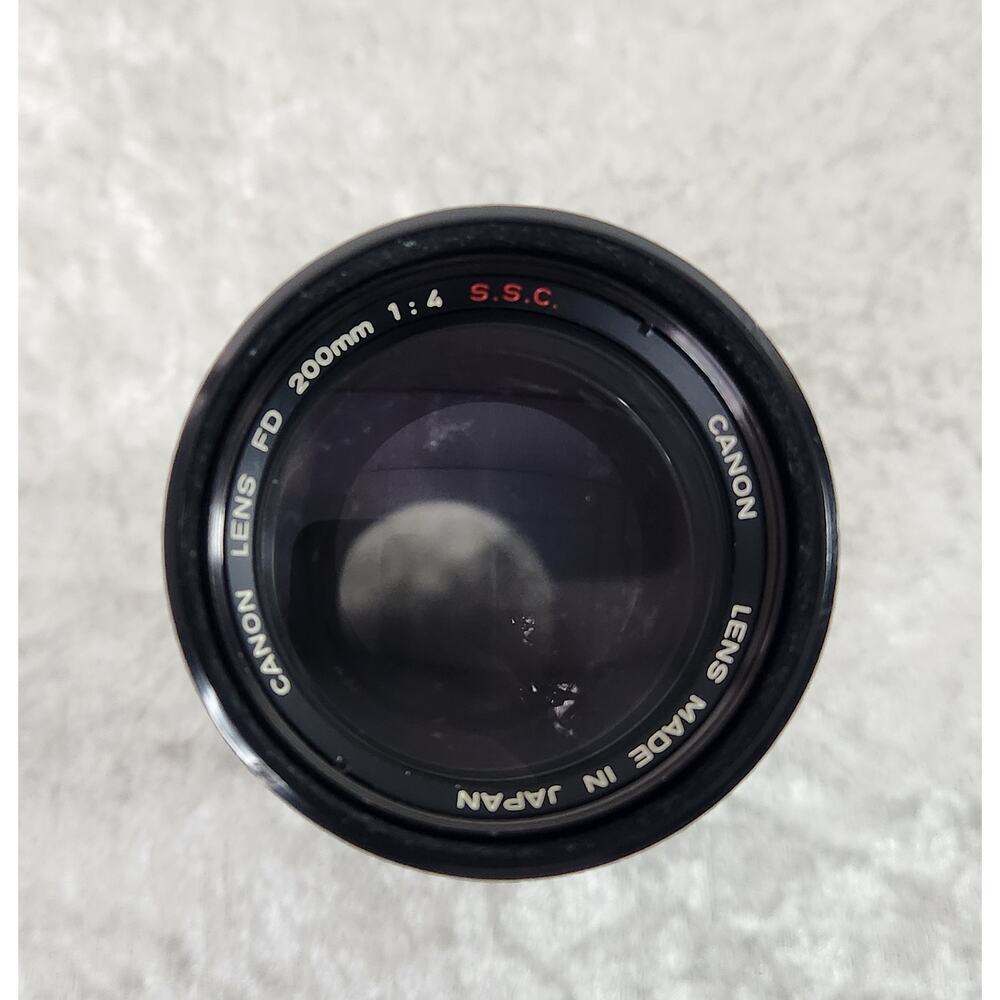 Canon Lens FD 200mm 1:4 S.S.C. Telephoto Lens